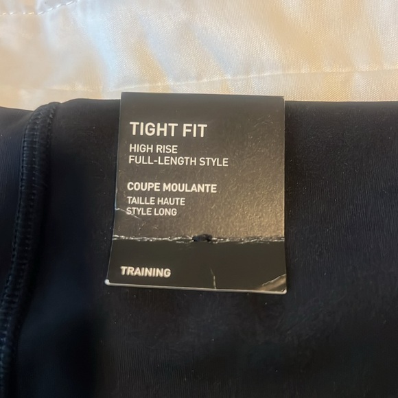 Adidas Training Leggings, Black, Large - Picture 3 of 4